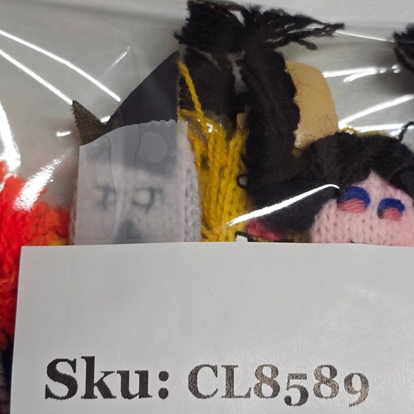 Vintage Wizard of OZ Kids Gloves Finger‎ Puppets Knit 80s - Picture 5 of 5